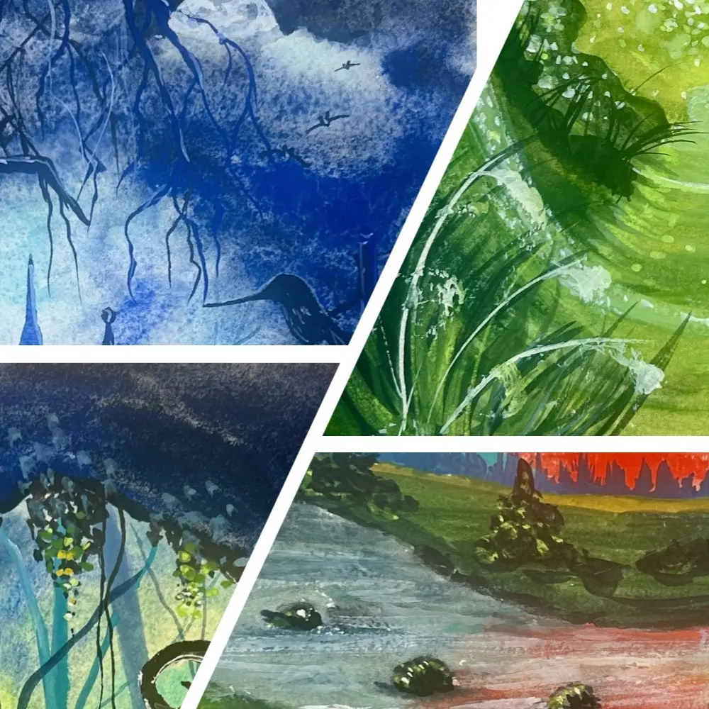 Gouache Workshop – Tema Sagor